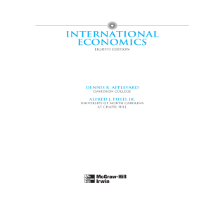 International Economics Textbook, 8th Edition