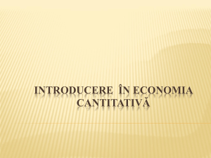 1.Introducere in economia cantitativa