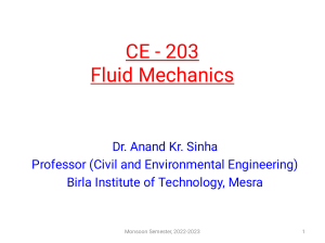 Fluid Mechanics