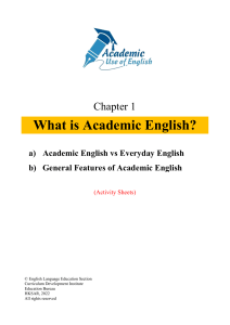 Academic english