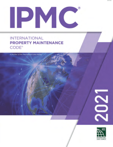 2021 International Property Maintenance Code