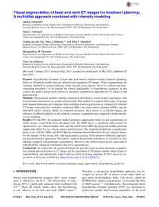 Fortunati et al. 2013 Tissue segmentation of head and neck CT images for treatment planning A multiatlas approach combined with intensit