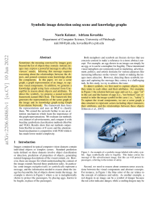 symbolic image detection using scene and knowldege graph