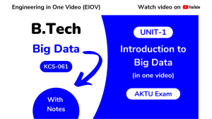 Unit 1 Big Data Tutorial
