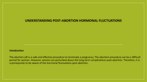 Understanding Post-Abortion Hormonal Fluctuations