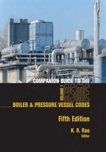 Companion Guide to the ASME Boiler & Pressure Vessel Codes Volume 1