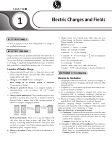 ELECTRIC CHARGE AND FIELD MODULE 