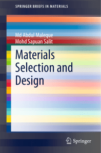 Materials Selection and Design