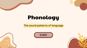 Chapter 6 (Phonology)