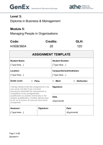 L3 M5 ASSIGNMENT TEMPLATE [Name Surname] Managing People in Organisations copy new