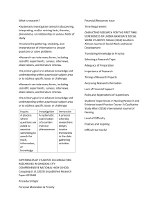 Quantitative versus qualitative research