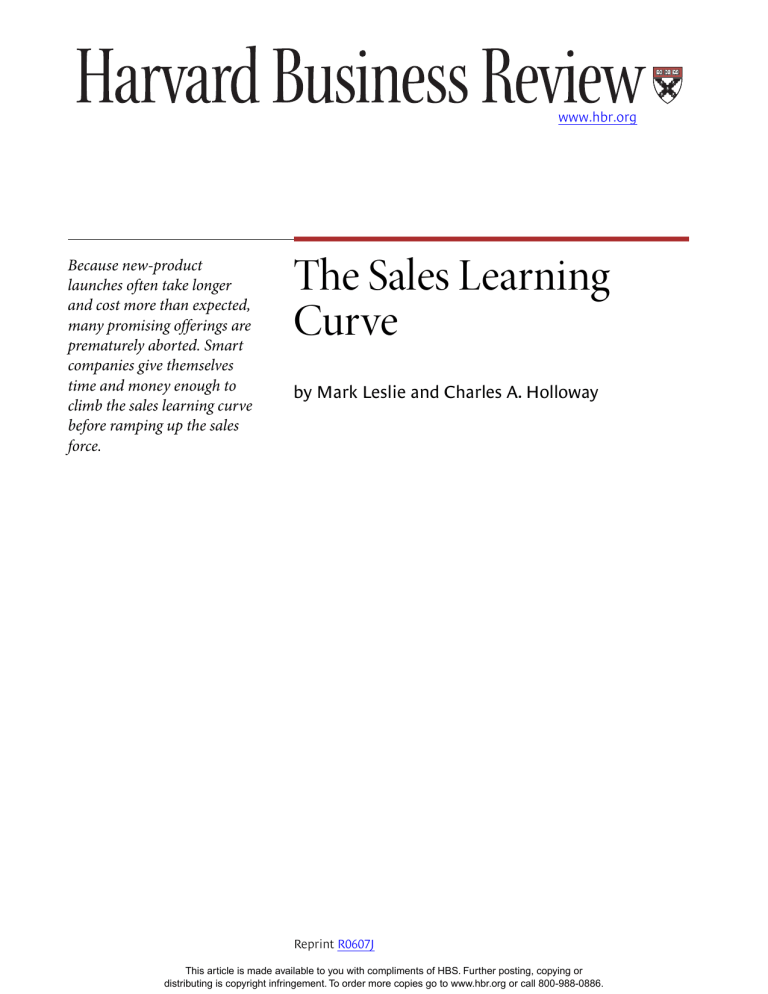 Sales Learning Curve 169114310812642538864cccbc4d39a1