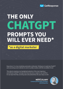 The Only ChatGPT Prompts You Will Ever Need (As a Digital Marketer)