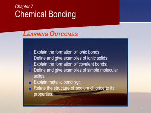 C07 Chemical Bonding