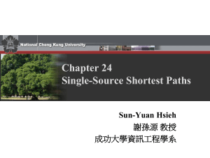24 Single-Source Shortest Paths