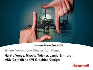 Honeywell - ASMCompliantHMIGraphicsDesign June13