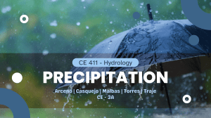 Precipitation - Group1 CE3A