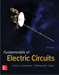 Fundamentals of Electric Circuits Sixth Edition