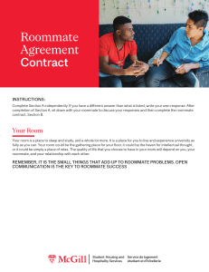roomate agreement-fill in