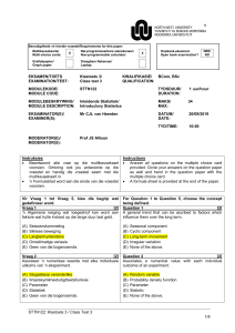 2019 Class test 3 MEMO