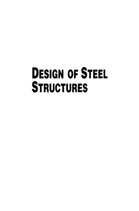 Design of Steel Structures