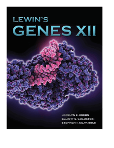 LEWINS GENES XII