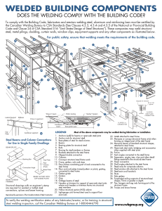 welded building components 2014