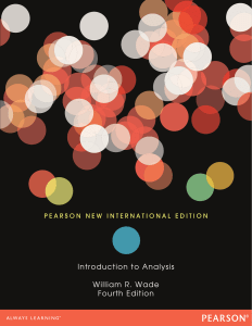 高微Introduction to Analysis Pearson New Internation 231023 115141