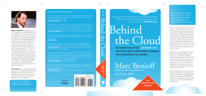 Behind the Cloud The Untold Story of How Salesforcecom Went from Idea to Billion-Dollar Company-and Revolutionized an Industry by Marc Benioff Carlye Adler z-liborg 16357 copy