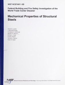 MECHANICAL PROPERTIES OF STRUCTURAL STEEL
