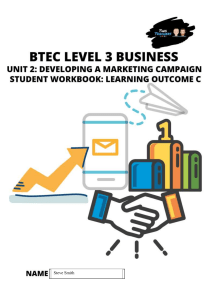 Student-Workbook---Unit-2---Developing-a-Marketing-Campaign---LO-C