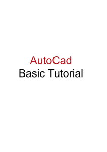 AutoCAD Tutorial 002