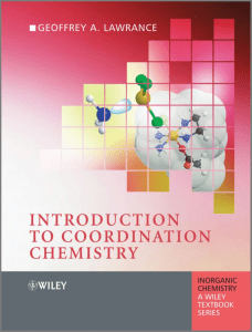  inorganic chemistry  a textbook series  lawrance g.a.-introduction to coordination chemistry-wiley  2010 
