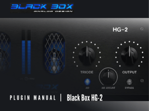 Black Box Analog Design HG-2 Manual