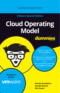 Cloud Operating for Dummies