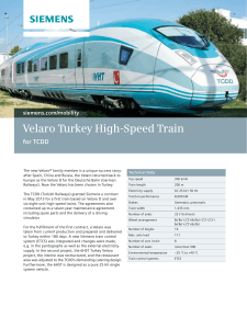 High Speed Train Siemens Velaro