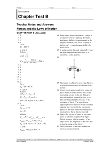 chapter test b physics 