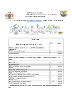grade 11 Bio