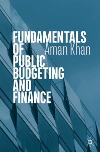 Fundamentals of public budgeting and finance 1st edition