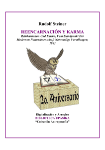 03. Reencarnación y Karma Autor Rudolf Steiner
