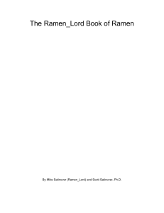 The Book of Ramen