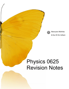 physics-0625-revision-notes