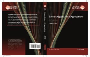 Linear Algebra with Applications by Steven J. Leon