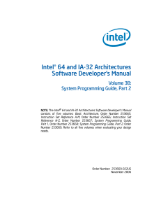 Intel 64 and IA-32 Architectures Sys Prog Guide part2 manual nov2006