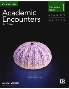 Academic Encounters 2ed Reading Writing 1 Student's Book