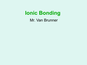 Ionic Bonding (5.5) (1)