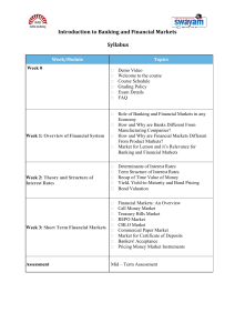 Introduction to Banking and Financial Markets Syllabus-Preview page 