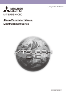 M800 M80 E80 Alarm Parameter Manual