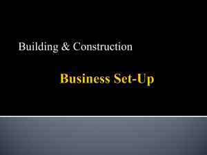 Building & Construction Class 1