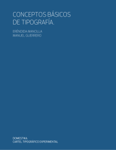 Manual Básicos de tipografía Bluetypo